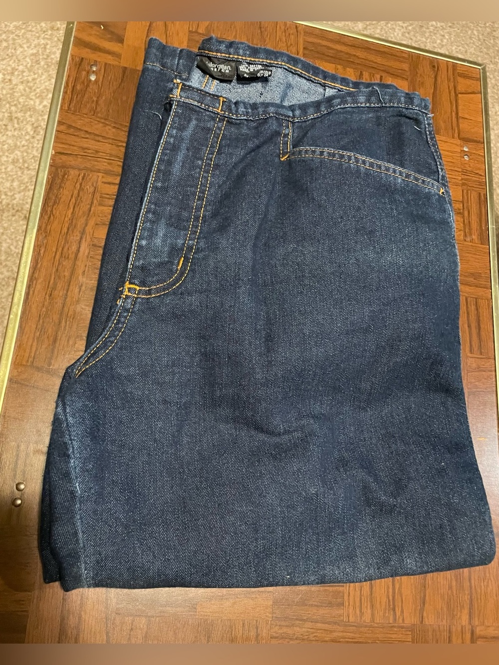 Xhilaration Stretch Vintage Dark Blue Denim Capris. Women’s Junior Size 13